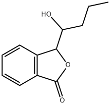 1(3H)-Isobenzofuranone, 3-(1-hydroxybutyl)- Structure