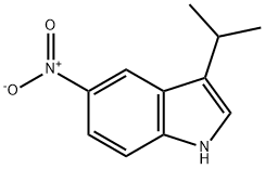 1H-Indole, 3-(1-methylethyl)-5-nitro- Structure