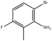 Benzenamine, 6-bromo-3-fluoro-2-methyl- Structure