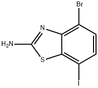 4-bromo-7-iodo-1,3-benzothiazol-2-amine Structure