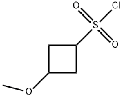 Cyclobutanesulfonyl chloride, 3-methoxy- Structure