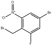 Benzene, 5-bromo-2-(bromomethyl)-1-fluoro-3-nitro- 구조식 이미지