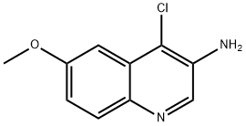 4-Chloro-6-methoxyquinolin-3-amine 구조식 이미지