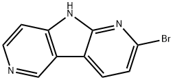 2-Bromo-9H-pyrrolo[2,3-b:4,5-c']dipyridine 구조식 이미지