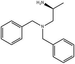 1,2-Propanediamine, N1,N1-bis(phenylmethyl)-, (2S)- Structure