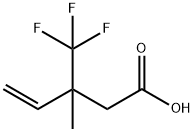 4-Pentenoic acid, 3-methyl-3-(trifluoromethyl)- Structure