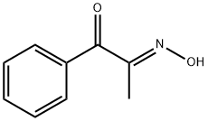 1,2-Propanedione, 1-phenyl-, 2-oxime, (2E)- 구조식 이미지
