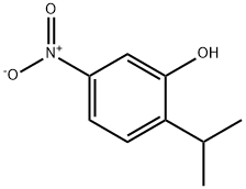 Phenol, 2-(1-methylethyl)-5-nitro- Structure