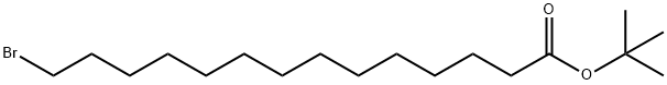 Tetradecanoic acid, 14-bromo-, 1,1-dimethylethyl ester Structure