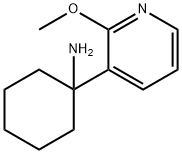 Cyclohexanamine, 1-(2-methoxy-3-pyridinyl)- Structure