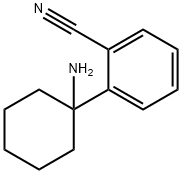 Benzonitrile, 2-(1-aminocyclohexyl)- 구조식 이미지