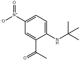 1-[2-(tert-Butylamino)-5-nitrophenyl]ethanone Structure