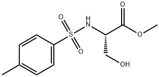 L-Serine, N-[(4-methylphenyl)sulfonyl]-, methyl ester Structure