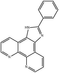 2-페닐이미다졸[4,5f][1,10]페난트롤린 구조식 이미지