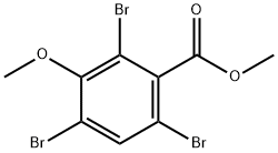 Benzoic acid, 2,4,6-tribromo-3-methoxy-, methyl ester Structure