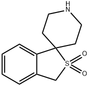 Spiro[benzo[c]thiophene-1(3H),4'-piperidine], 2,2-dioxide Structure