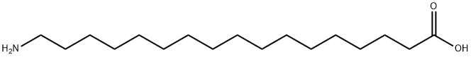 Heptadecanoic acid, 17-amino- 구조식 이미지