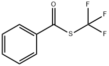 Benzenecarbothioic acid, S-(trifluoromethyl) ester Structure