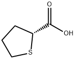 2-Thiophenecarboxylic acid, tetrahydro-, (2R)- Structure