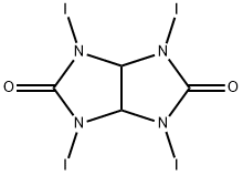 Imidazo[4,5-d]imidazole-2,5(1H,3H)-dione, tetrahydro-1,3,4,6-tetraiodo- 구조식 이미지