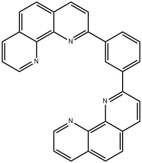 1,10-Phenanthroline, 2,2'-(1,3-phenylene)bis- Structure