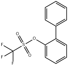 Methanesulfonic acid, 1,1,1-trifluoro-, [1,1'-biphenyl]-2-yl ester 구조식 이미지