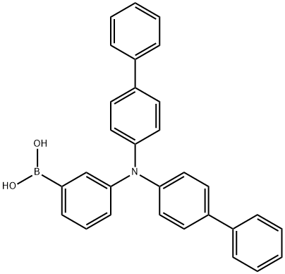 Boronic acid, B-[3-[bis([1,1'-biphenyl]-4-yl)amino]phenyl]- Structure