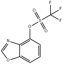 benzo[d]oxazol-4-yl trifluoromethanesulfonate(WXC08878) 구조식 이미지