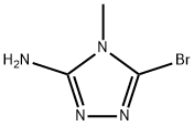 4H-1,2,4-Triazol-3-amine, 5-bromo-4-methyl- 구조식 이미지