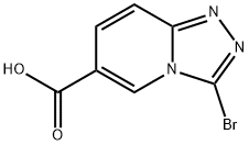 3-bromo-[1,2,4]triazolo[4,3-a]pyridine-6-carboxylicacid(WX130382) 구조식 이미지