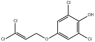 Phenol, 2,6-dichloro-4-[(3,3-dichloro-2-propen-1-yl)oxy]- Structure