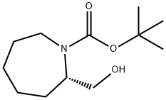 tert-butyl (2S)-2-(hydroxymethyl)azepane-1-carboxylate 구조식 이미지