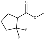 methyl 2,2-difluorocyclopentane-1-carboxylate 구조식 이미지