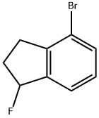 1H-Indene, 4-bromo-1-fluoro-2,3-dihydro- Structure