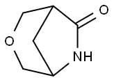 3-Oxa-6-azabicyclo[3.2.1]octan-7-one Structure