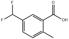 5-(difluoromethyl)-2-methylbenzoic acid Structure