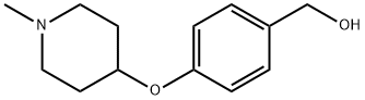 (4-((1-Methylpiperidin-4-yl)oxy)phenyl)methanol Structure