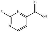 4-Pyrimidinecarboxylic acid, 2-fluoro- Structure