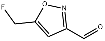 3-Isoxazolecarboxaldehyde, 5-(fluoromethyl)- Structure