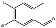 5-bromo-4-fluoro-2-methylbenzaldehyde Structure