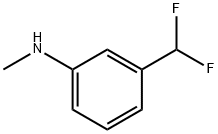 Benzenamine, 3-(difluoromethyl)-N-methyl- Structure