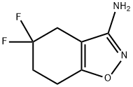 1,2-Benzisoxazol-3-amine, 5,5-difluoro-4,5,6,7-tetrahydro- Structure