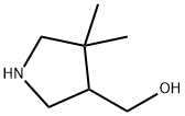 3-Pyrrolidinemethanol, 4,4-dimethyl- Structure