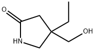 4-ethyl-4-(hydroxymethyl)pyrrolidin-2-one Structure