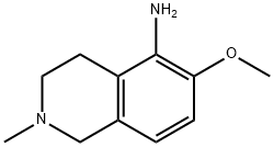 6-Methoxy-2-methyl-3,4-dihydro-1H-isoquinolin-5-amine 구조식 이미지