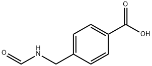 Benzoic acid, 4-[(formylamino)methyl]- Structure