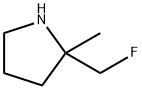 Pyrrolidine, 2-(fluoromethyl)-2-methyl- Structure