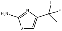 4-(1,1-difluoroethyl)-1,3-thiazol-2-amine Structure