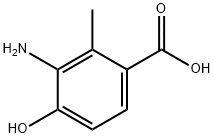 3-amino-4-hydroxy-2-methylbenzoic acid Structure