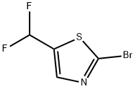 Thiazole, 2-bromo-5-(difluoromethyl)- Structure